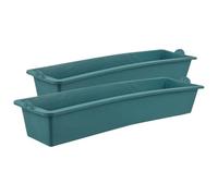 Alipis Mangeoires et Gain de Temps pour Poules Lot de 2 en Plastique Vert, Grosse Capacité pour Élevage de Canards et Moutons en Exploitation Agricole