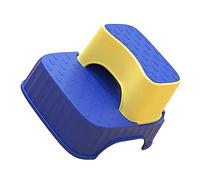 Alipis Marchepied en Plastique pour Enfants - Double Couche Jaune Facile À Assembler Empilable pour Salle De Bain Et À Coucher