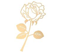 Alipis Marque-Page en Métal Doré de Rose Signet Décoratif Créatif Signets pour Étudiants Présent de Noël Élégant Accessoire de Bureau Pratique et Solide Fournitures Scolaires