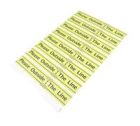 Alipis Marqueur de Terrain de Lancer Fléchettes 8 Pièces PVC 60X10 CM Accessoires de Jeu pour Salle de Loisirs et Parties Ligne de Lancer Visible pour Intérieur et Extérieur