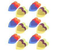 Alipis Marqueurs de Tapis Colorés en Nylon pour Garçon et Filles, 30 Pièces de Cœur, Faciles à Utiliser Fixation Pratique, pour Apprentissage Précoce et Jeux