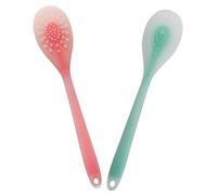 Alipis Marteau de Massage du Dos en Silicone 2pcs Manche Long et Masseur Flexible pour Relaxation Musculaire et Soins Acupression du Dos et Jambes