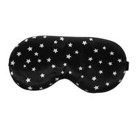 Alipis Masque de Sommeil en Tissu Imitation Soie, Léger et Facile à Porter, Cache-œil Noir pour Voyager et Dormir Paisiblement en Avion Déplacement