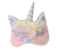 Alipis Masque de Sommeil Licorne Doux et Confortable Cache-yeux Occultant Ultra-confortable pour Filles et Femmes Masque Nuit Motif Coloré pour Dormir Paisiblement