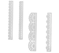 Alipis Matrice Découpe Acier pour DIY Design Dentelle Outil Scrapbooking Embossage Album Cartes Artisanat