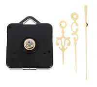 Alipis Mécanisme d'Horloge à Piles 15-20 CM avec Aiguilles Dorées Kit de Remplacement Silencieux pour Mouvement d'Horloge Murale DIY Pièces d'Horlogerie Précises et Solide pour