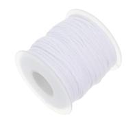 Alipis Mèche de Bougie Ronde en Coton, Bobine pour Fabrication | Blanc, pour Cire de Paraffine Naturelle, Allumage Fluide, Flamme Stable, Usage DIY