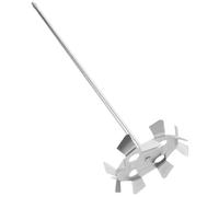 Alipis Mèche Mélangeuse Carrée pour Perceuse Électrique Tige Mélangeur de Peinture Multifonction en Fer Galvanisé Accessoire pour Plâtre et Enduit Outil de Malaxage pour Rénovation