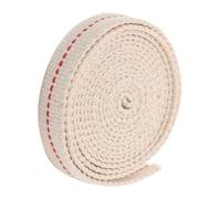 Alipis Mèche Plate en Coton pour Lampe à Huile, 0,6 Po X 16 Pi, Beige | Remplacement pour Lanternes au Kérosène Vintage, Usage Camping et Patio, Combustion Régulière, Haute Résistance