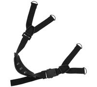 Alipis Mentonnière de Protection Élastique en Nylon et Pp pour Casque de Baseball Noir Crochet en Y Respirant, Accessoire Indispensable pour Sports D'équipe