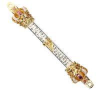 Alipis Mezouza Porte Juive Métal Violet Bénédiction Gravée en Anglais, Décoration Religieuse pour Entrée de Maison, Fixation Côté Droit, Objet Bénis pour Hanoukka