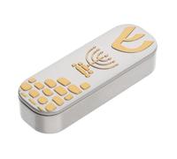 Alipis Mezuzah Case Jewish Mitzvah Religious Metal Scroll Holder For Doorway Fit Weather-resistant Home Decor Blessing For Porch Living Bedroom