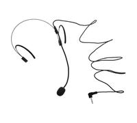 Alipis Micro Casque Serre-tête Filaire Double Écouteur pour Prise de Parole Public Micro Tête Portable Confortable et Clair Usage Enseignants Guides Conférenciers