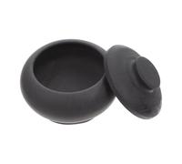 Alipis Mini Pierre à Encre Traditionnelle avec Couvercle et Légère pour Calligraphie et Peinture Chinoise Facile à Nettoyer et Protéger la Poussière