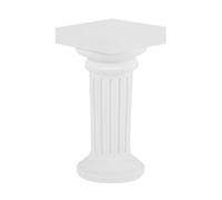 Alipis Mini Pilier Romain en Gypse Blanc, Décor Élégant Polyvalent | Jardin et Scène Diy, Aspect Décoratif, Usage Multi-usage, Pièce Peu Fragile, Style Romain