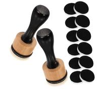 Alipis Mini Tampons Encreurs Mousse Ronds avec Poignées Accessoires de Mélange pour Encre et Peinture Rechargeable et Portable pour Scrapbooking et Création de Cartes