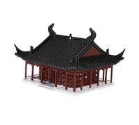 Alipis Miniature Chinese Architecture Figurine Plastic Zen Garden Decor Ancient Tabletop Model for Aquarium Terrarium Landscape Decoration