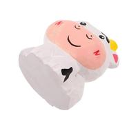 Alipis Miniature Cow Figurine Sculpté Petite Statue de Vache Ronde pour Bureau et Décoration Intérieure Ornement Animalier Mignon pour Cadeau et Ambiance Accueillante