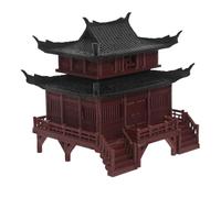 Alipis Miniature Pagoda Statue Ornement Micro Chinois Traditionnel pour Bureau et Jardin Zen Décoration Asiatique Élégante et Facile Entretien