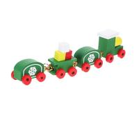 Alipis Miniature Train Décor Noël Modèle Délicat pour Maison de Poupée Accessoire et Sûr pour Adolescents Décoration Intérieure Festive