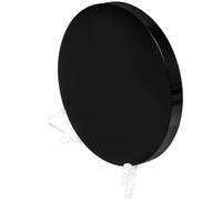 Alipis Miroir Décoratif en Pierre Naturelle D'obsidienne Noire avec Support, Forme Ronde, Stabilité Optimale pour Décoration de Bureau ou Fêtes Élégantes Couleur Couleur Aléatoire