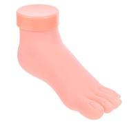 Alipis Modèle Pied Pratique Ongles Plastique Souple pour Entraînement Manucure Outil Léger pour Nail Art Professionnel Accessoire Pédicure et Décoration Ongles
