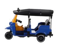 Alipis Modèle Tricycle Vintage Alliage Bleu Résistant Décoration Compacte et Rétro pour Bureau et Maison