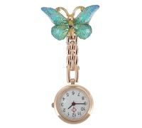 Alipis Montre à Gousset en Milieu pour Surveillance Médicale Clip en Quartz Vert Design Pendentif Élégant D'infirmière
