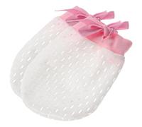 Alipis Moufles Anti Griffures Bébé en Filet Respirantes, Rose