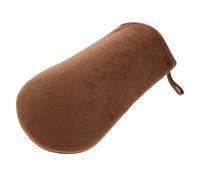 Alipis Moufles Autobronzant Applicateur de Bronzage en Flanelle et Éponge Marron, pour Lotion et Huile Corporelle, Réduit le Gaspillage, Améliore L’absorption, Anti-irritation