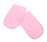 Alipis Moufles Hydratants en Paraffine pour Mains 1 Paire Taille 25X15 CM Couleur Rose Bord Blanc Doublures pour Bain de Cire Soin Spa Mains Masque Hydratant et Protection
