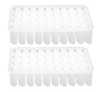 Alipis Moule à Briques Miniatures en Silicone Souple 2 Pièces pour Table à Sable, Mini-Jardin et Projets Créatifs DIY, Moule à Fausse Brique Rouge pour Maison de Poupée et Activités