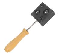 Alipis Moule en Graphite Demi-Boule pour Fusion de Métal et Verre, Outil Polyvalent pour Petits Volumes, Adapté aux Ateliers Professionnels et Usage Personnel
