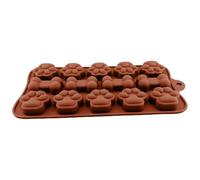 Alipis Moule en Silicone pour Chocolat et Bonbons, Non Adhérent et Facile à Démouler, Forme Créative Patte de Chat et Os, pour Pâtisserie DIY et Présents Gourmands