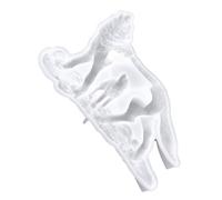 Alipis Moule Silicone Loup Réaliste pour Résine Époxy Décoration Murale et Sculpture Artisanale Modèle Flexible Odeur Ornement Décoratif Wolf Mold