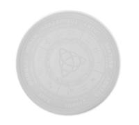 Alipis Moule Silicone Simple DIY pour Résine Époxy Moule Astrologie Plateau Divination Silicone et Réutilisable pour Créations Personnalisées
