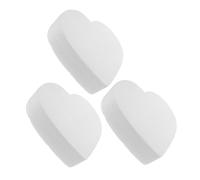 Alipis Moules à Gâteau en Mousse Cœur 3 Pcs 25 CM Hauteur 5 CM Modèle de Gâteau Blanc Réutilisable Pratique pour Mariage et Pâtisserie Artisanale