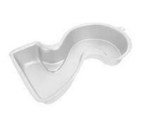 Alipis Moules à gâteaux numérotés : Moule à gâteau fantaisie 3D - Moule de cuisson en alliage d'aluminium - Grands moules de cuisson en forme de chiffres pour anniversaire, mariage ou fête
