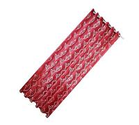 Alipis moustiquaire de fenêtre LED LEDs Portail Curtains Rideau de Mode drapé du Salon Rideau imprimé Rouge
