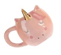 Alipis Mug Céramique Licorne Rose Tasse à Eau Cartoon pour Maison Bureau Hôtel Design Adorable et Cadeau pour Amis Famille