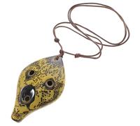 Alipis Ocarina Forme de Instrument à Vent Débutant Léger et Pratique pour Garçon Fille Apprentissage et Pratique Musicale