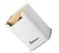 Alipis Organisateur de Comptoir Cuisine avec Égouttoir Porte et Porte PP et Amovible Rangement Ustensiles Polyvalent pour Maison et Restaurant Blanc