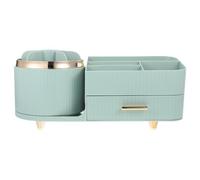 Alipis Organisateur De Pinceaux De Maquillage Rotatif Rangement Cosmétique Transparent pour Coiffeuse Et Salle De Bain pour Produits De Beauté Et Soins Peau