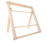 Alipis Organisateur de Rubans Bois Support de Bobines pour Rubans et Papiers Cadeaux Rack de Rangement Artisanal Robuste et Facile à Assembler