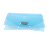 Alipis Organiseur de Fichiers Extensible Compartiments Grand Volume Bleu Trieur Accordéon Portable Léger pour Documents Bureau et Rangement Tickets