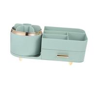 Alipis Organiseur De Maquillage De Bureau Rotatif À 360° Capacité Rangement pour Soins De La Peau Porte-pinceaux Matériau Peu Profond