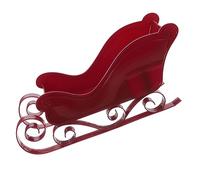 Alipis Ornement de Traîneau de Noël Plastique Décoration Suspendue pour Arbre de Noël Charm Miniature Rouge pour et Décorations Festives