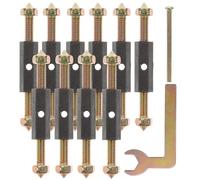 Alipis Outil de Réparation de Boîtier Électrique 86 MM Tige de Support Isolante Kit 10 Pièces Dispositif pour Boîte de Jonction Murale Accessoire pour Prise Électrique Usage