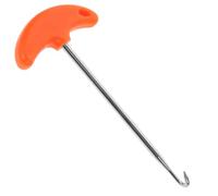 Alipis Outil de Serrage des Lacets de Hockey Portable en Acier Inoxydable et Plastique Poignée Ergonomique Orange pour Réduire la Fatigue Main