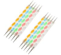 Alipis Outil de Traçage pour Argile et Mandalas, Lot de 10 Stylos | Acrylique et Métal, Double Extrémité pour Détails Précis, Débutants ou Créateurs Expérimentés